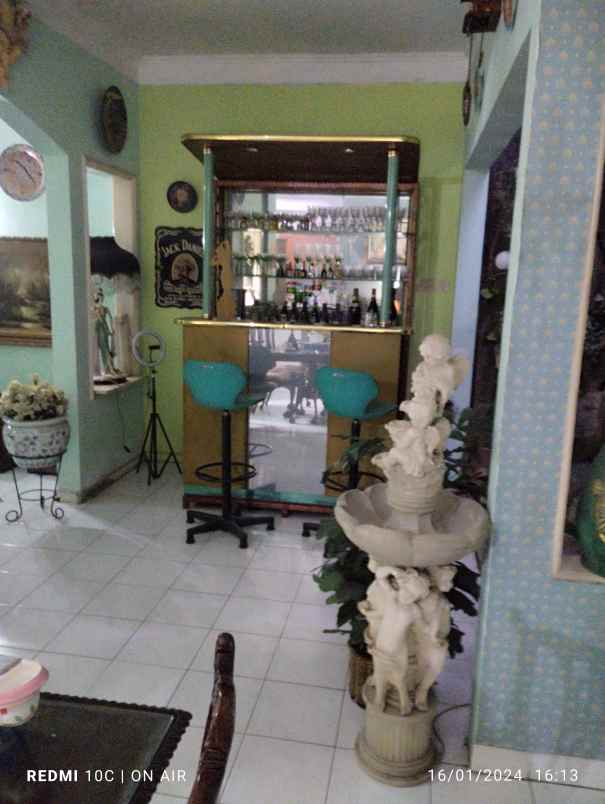 dijual rumah jalan angsana raya bsd