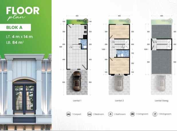 dijual rumah jalan taut tempuling