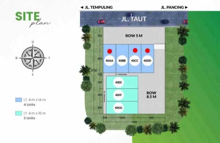 dijual rumah jalan taut tempuling