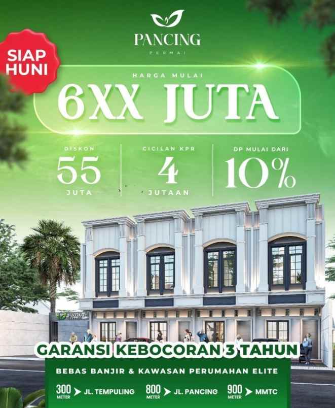 dijual rumah jalan taut tempuling
