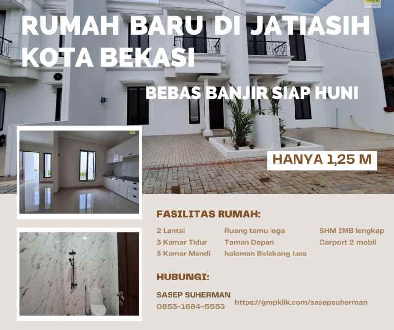 dijual rumah jatiasih bekasi kota bandung