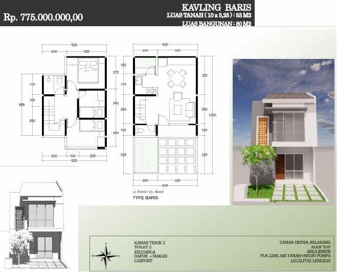 dijual rumah jatimekar