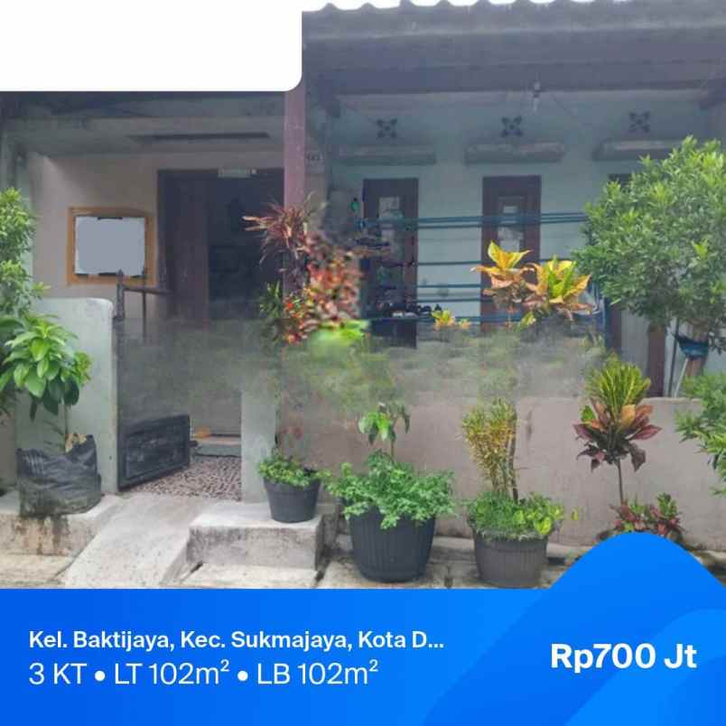 dijual rumah jl benuang raya