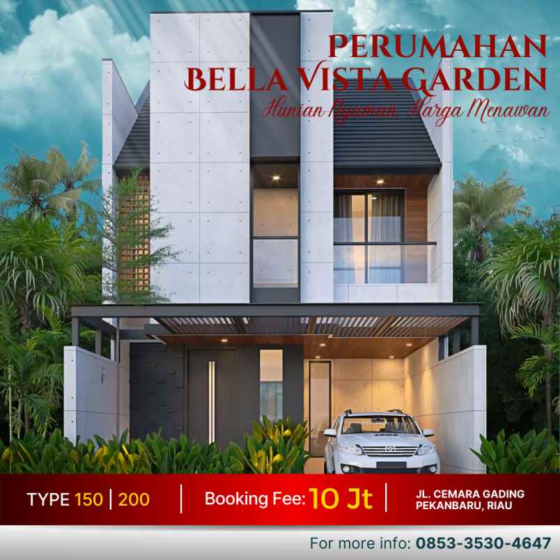 dijual rumah jl cemara gading