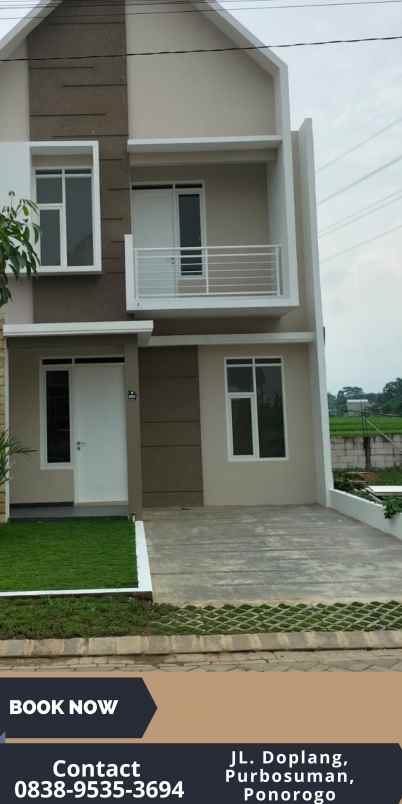 dijual rumah jl doplang purbosuman ponorogo