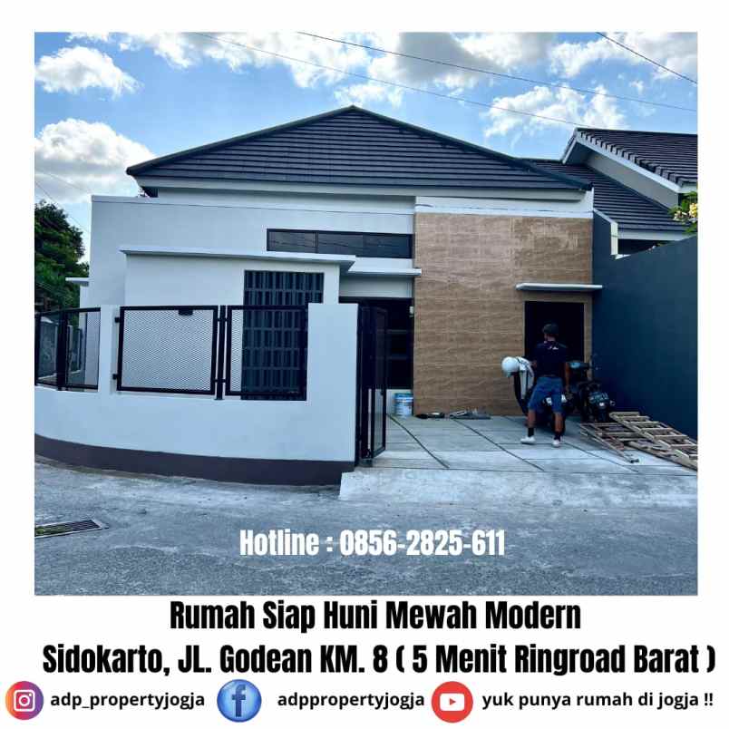 dijual rumah jl godean km 8 sidokarto