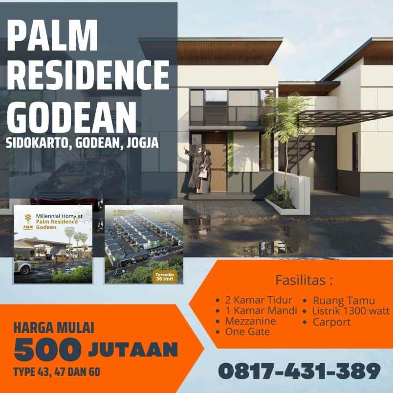 dijual rumah jl godean sidokarto sleman