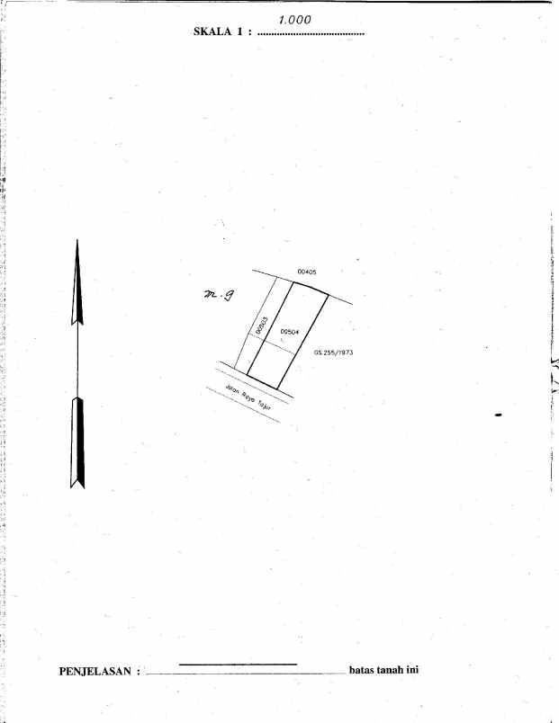 dijual rumah jln raya tajur no 125