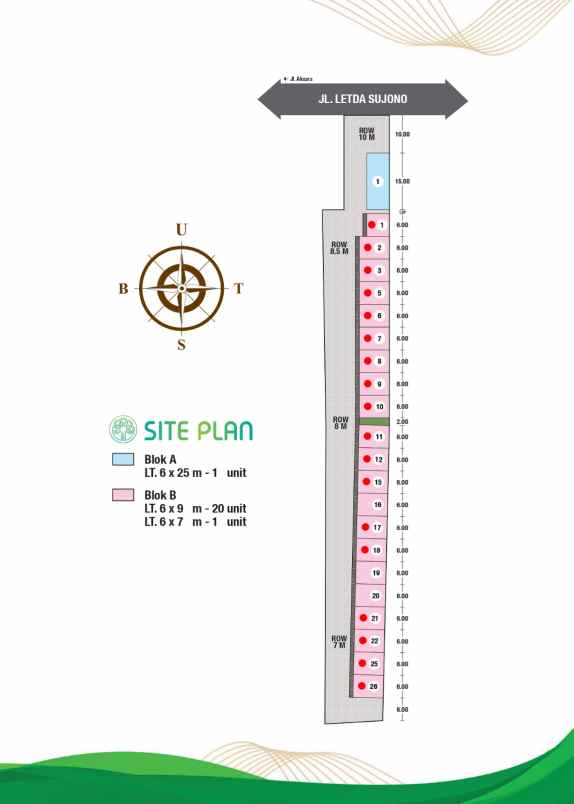 dijual rumah komplek mentari greenwich