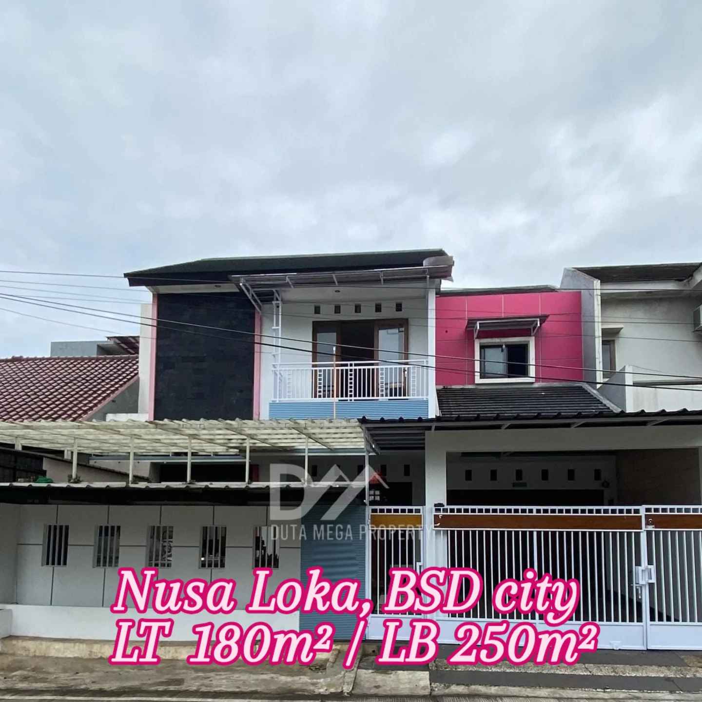 dijual rumah tempat usaha di nusa loka bsd city