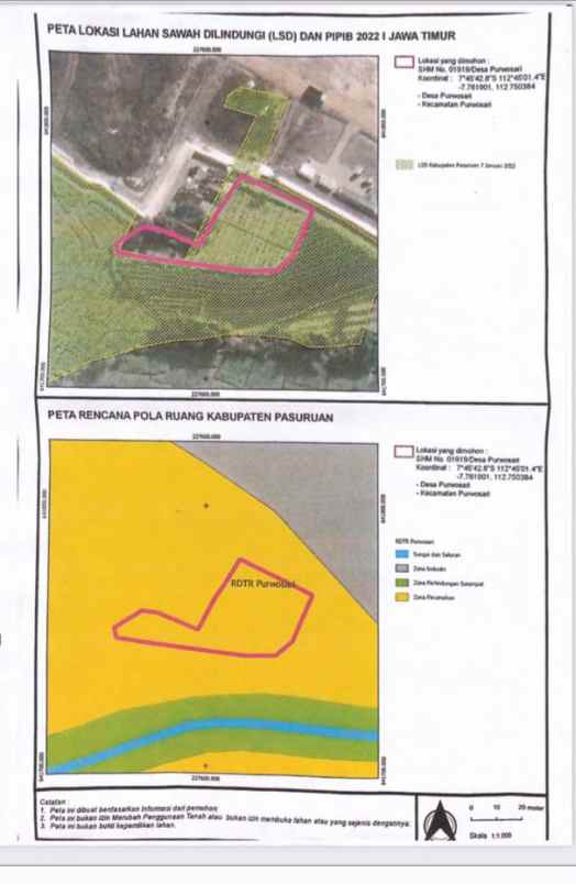 dijual tanah di purwosari kab pasuruan