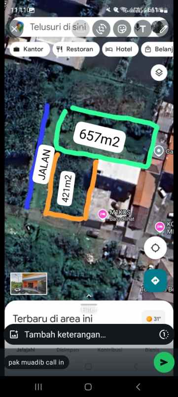 dijual tanah jalan siwalankerto timur