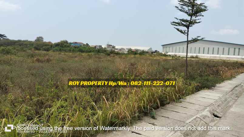 dijual tanah jl marunda makmur segara