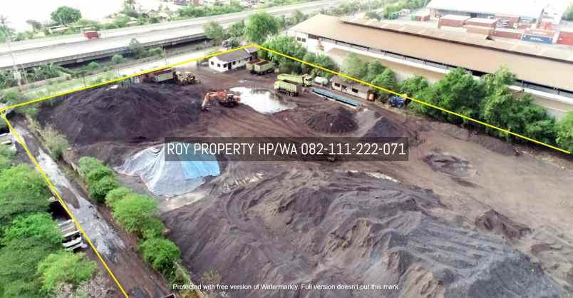 dijual tanah jl raya cakung cilincing