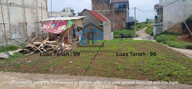 dijual tanah kavling cipageran