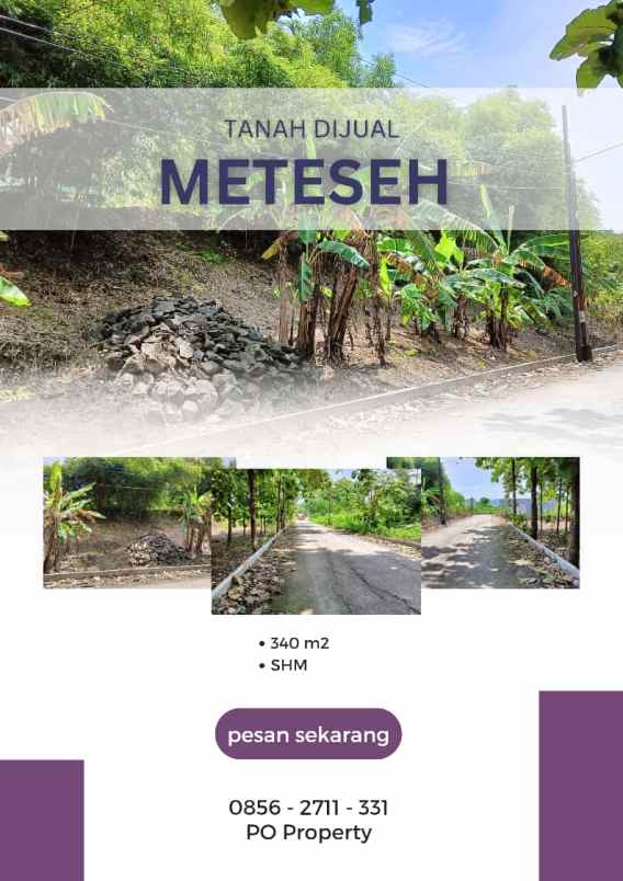 dijual tanah meteseh rowosari