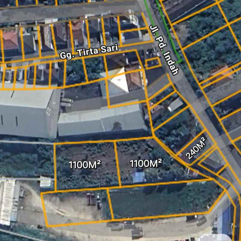 dijual tanah pondok indah citra land cargo