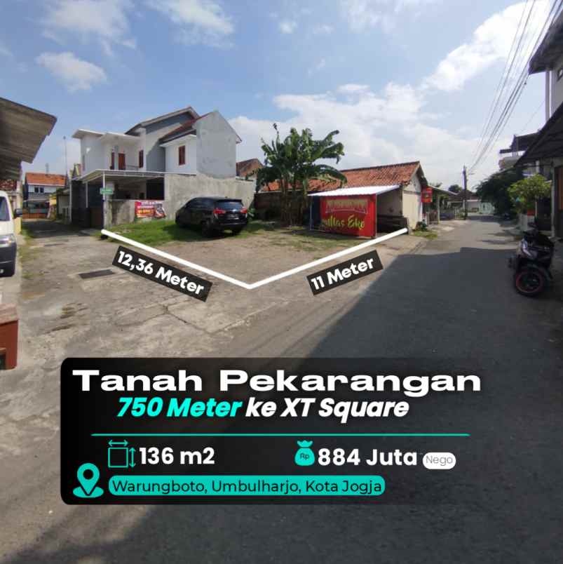 dijual tanah warungboto
