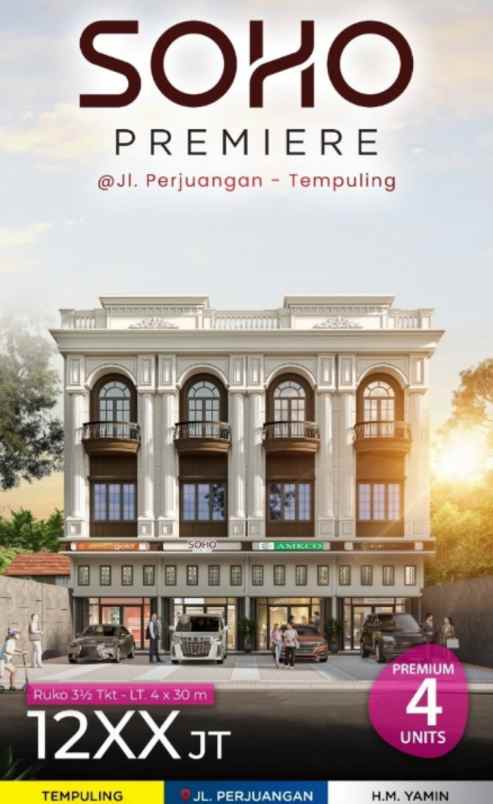 dijual villa jalan bilal ujung