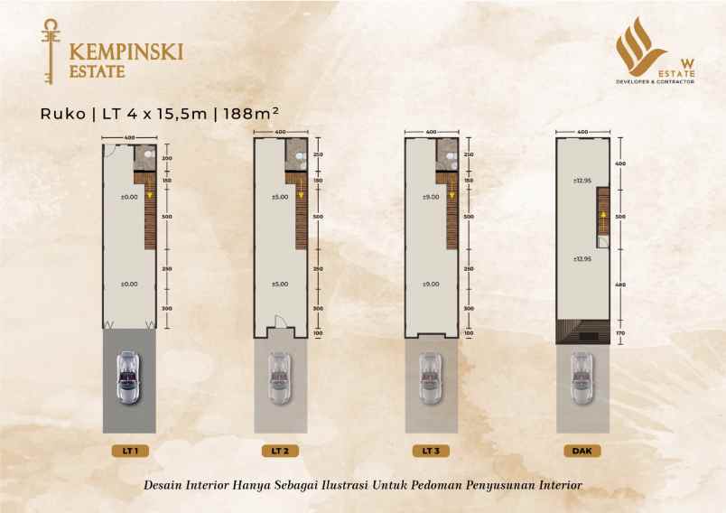 dijual villa kempinski estate jalan