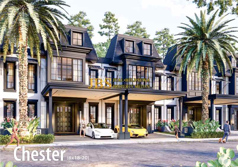 dijual villa komplek citraland gama