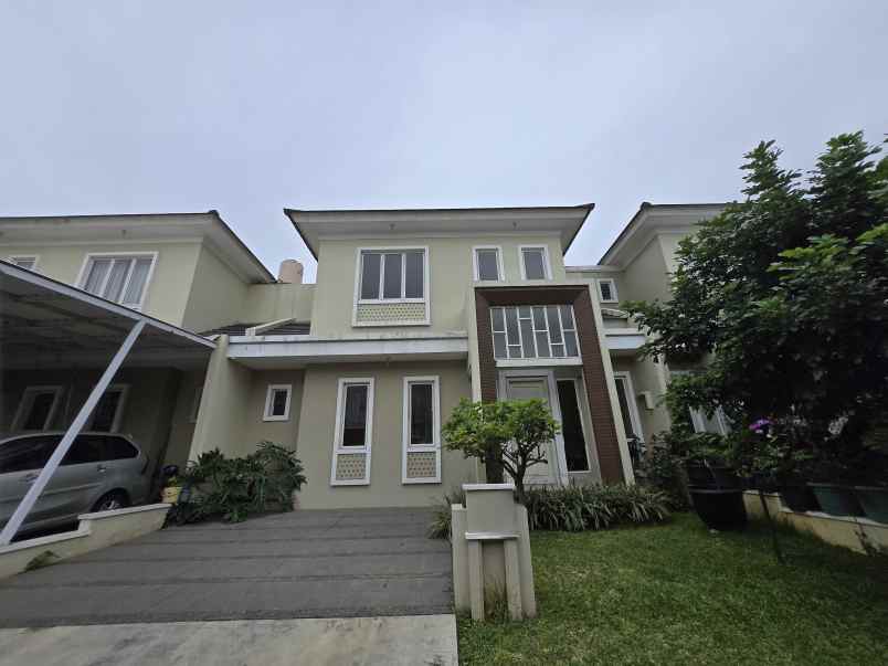 disewa rumah cluster chiara suvarna sutera tangerang