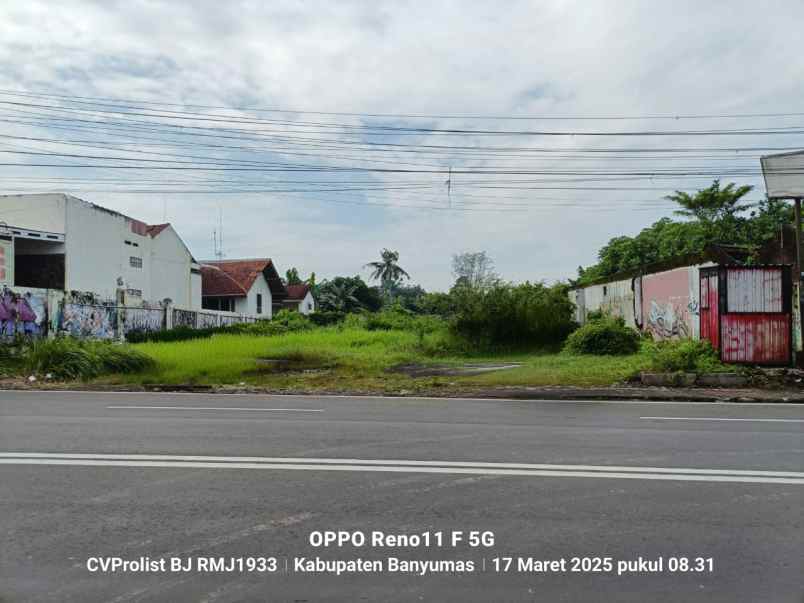 disewakan tanah strategis di tengah kota purwokerto