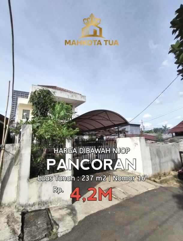 harga dibawah njop tanah dekat patung pancoran