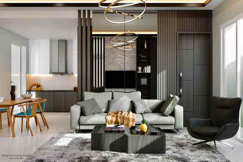 hunian mewah 2 lantai di jalan cemara kipas pekanbaru