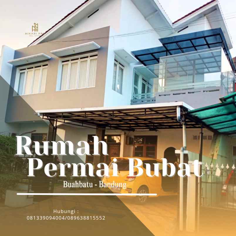 jual cepat rumah di komplek bahagia permai buah batu