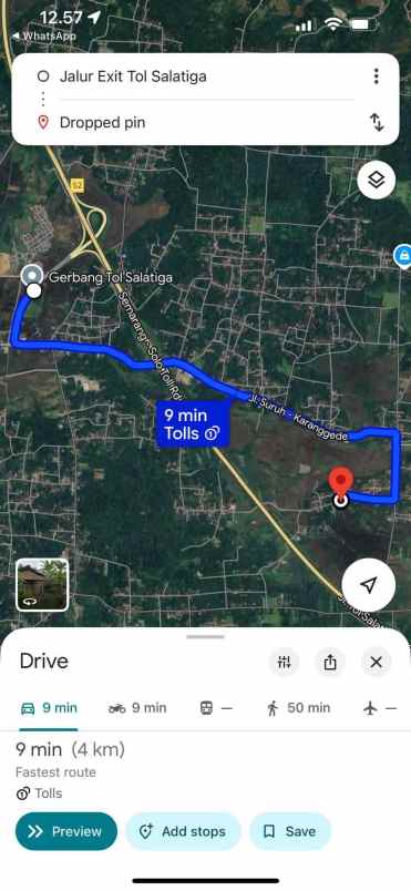 jual murah tanah dekat exit tol salatiga