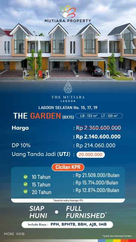jual rumah siap huni lokasi daya sudiang