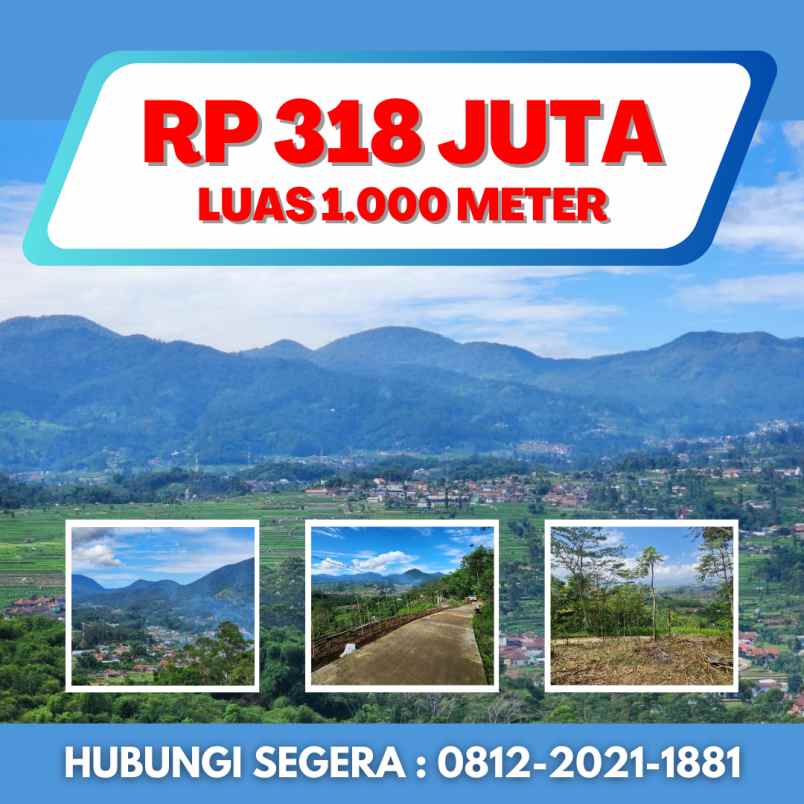 jual tanah murah di ciwidey cocok untuk villa