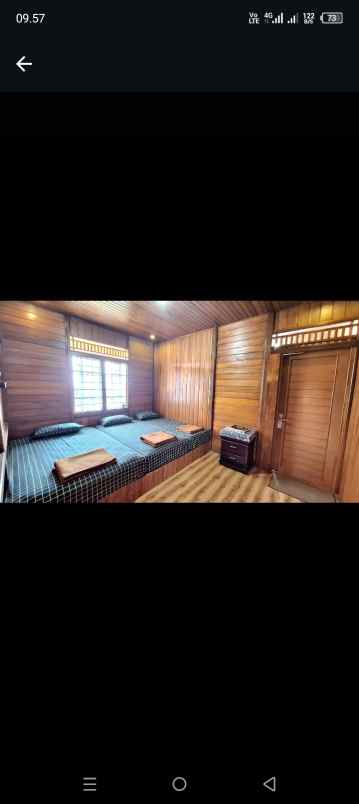 jual villa kayu puncak cisarua