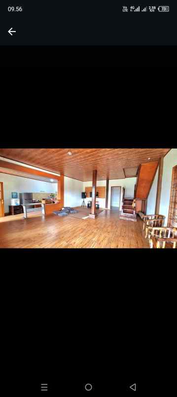 jual villa kayu puncak cisarua