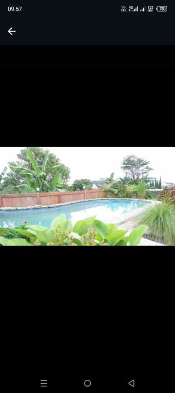 jual villa kayu puncak cisarua