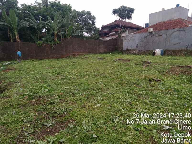 kav tanah 865 m2 jl limo 2 limo depok 4 jt m2