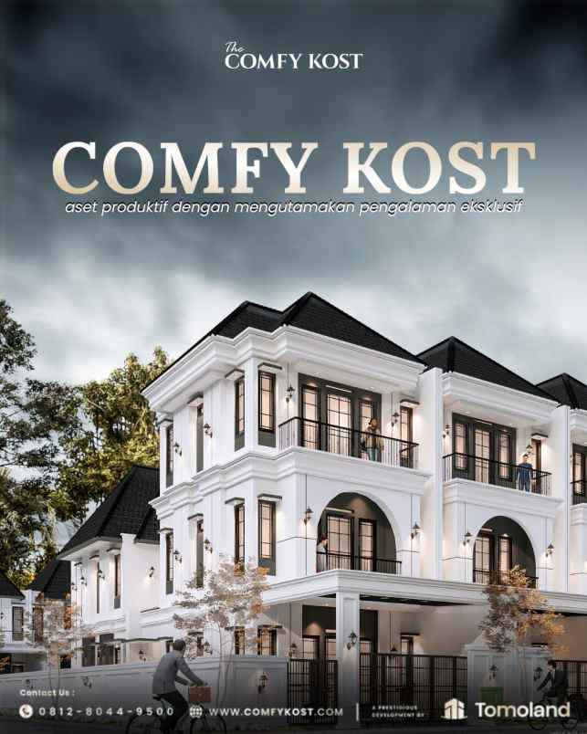 kost strategis 8 kamar dekat ub cocok passive income