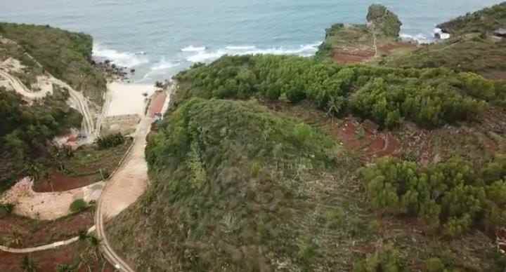 lahan pantai premium pantai ngedan gunungkidul