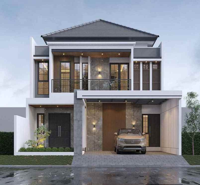 rumah baru modern lokasi di kawasan araya
