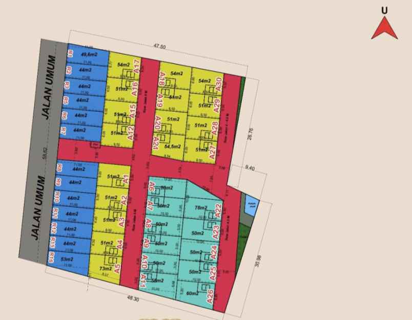 rumah cluster 870 jutaan di cisalak cimanggis depok