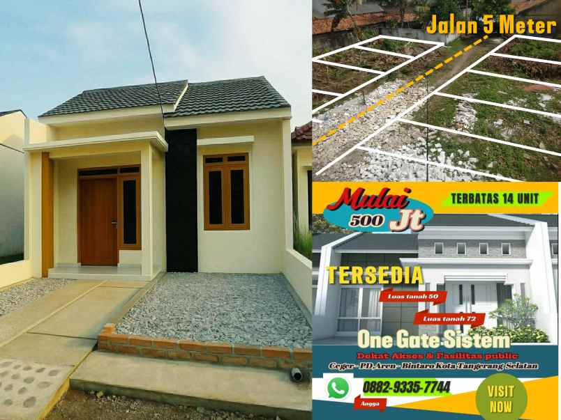 rumah cluster pondok aren bintaro