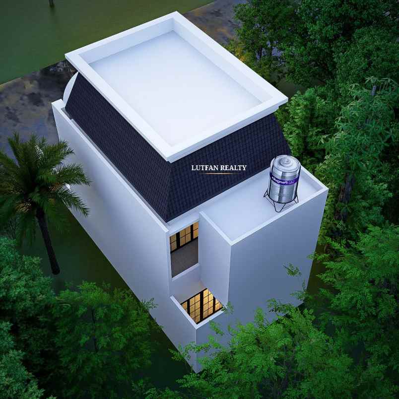 rumah european classic non cluster dekat tol andara