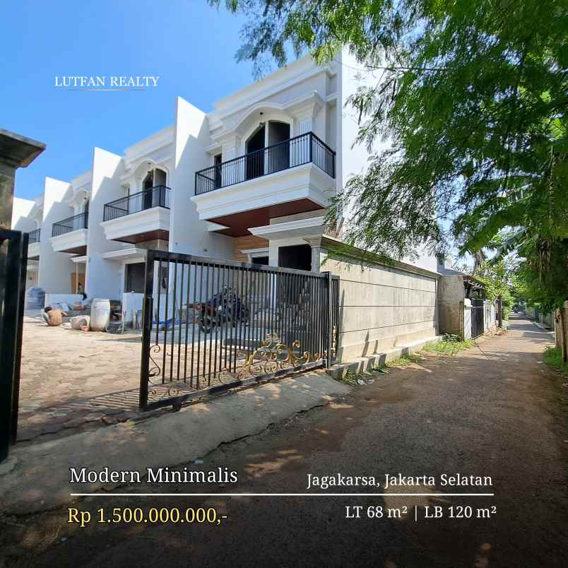 rumah jagakarsa dalam cluster dekat tol brigift