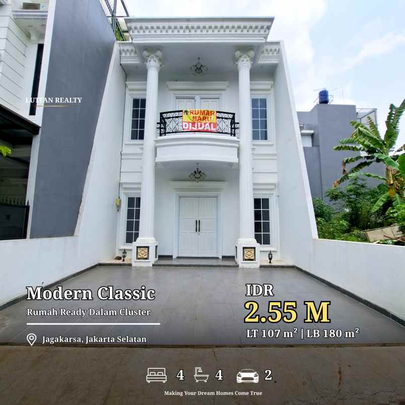 rumah jagakarsa dalam cluster harga murah