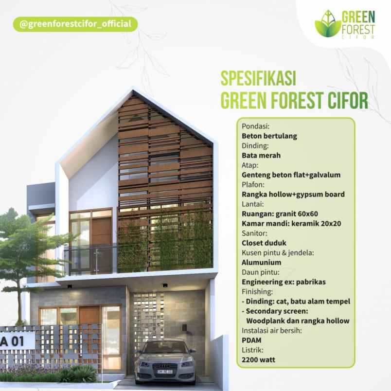 rumah jl raya cifor bubulak kec