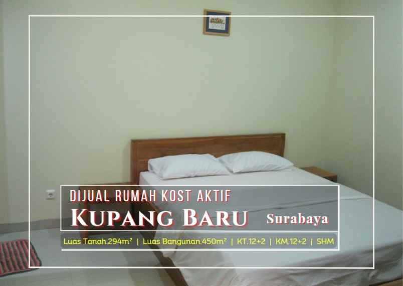 rumah kost aktif di kupang baru surabaya