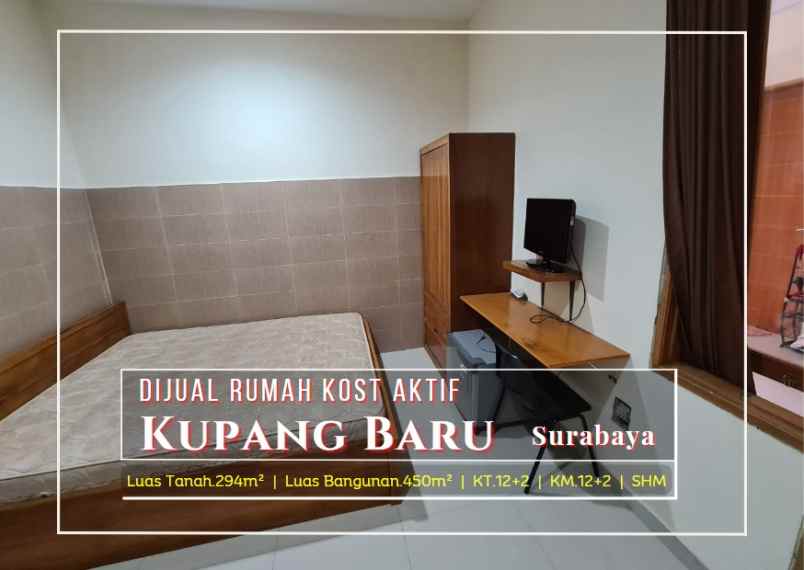 rumah kost aktif di kupang baru surabaya