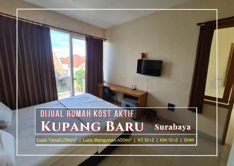 rumah kost aktif di kupang baru surabaya