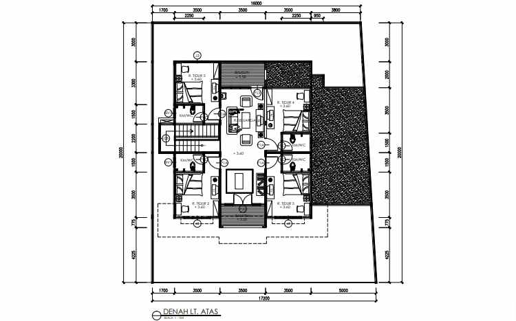 rumah mewah 2 lantai di cipaku kota bogor